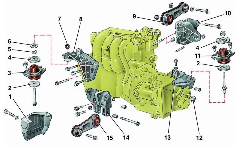 Подушки крепления мотора на ВАЗ 2112. Крепление двигателя ВАЗ 2112. Опоры крепления двигателя ВАЗ 2112. Подушки крепления двигателя ВАЗ 2112.