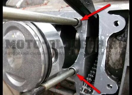 Какой стороной ставить поршень