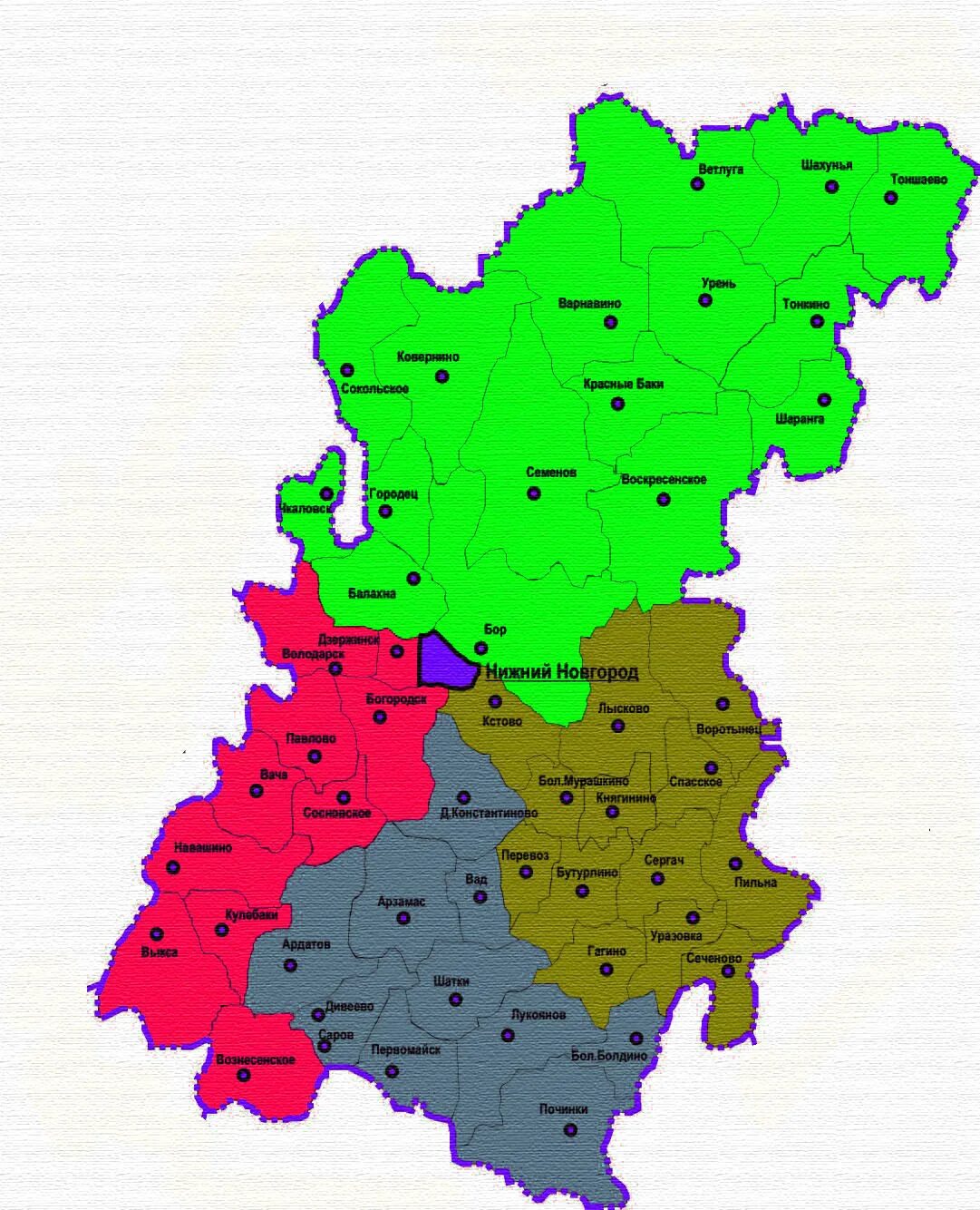 Какой нижегородская область. Карта Нижегородской области по районам. Карта Нижегородской области с районами. Карта Нижегородской области с районами подробная. Карта Нижегородской обл по районам.