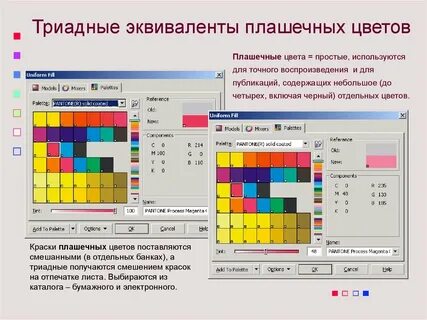 Плашечные цвета в иллюстраторе