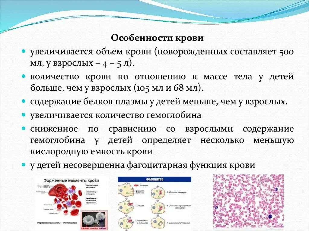 Возрастные изменения крови. Возрастные особенности крови новорожденных:. Состав крови у новорожденного и его изменения. Особенности красной крови у новорожденных. Особенности в количестве и составе крови у детей..