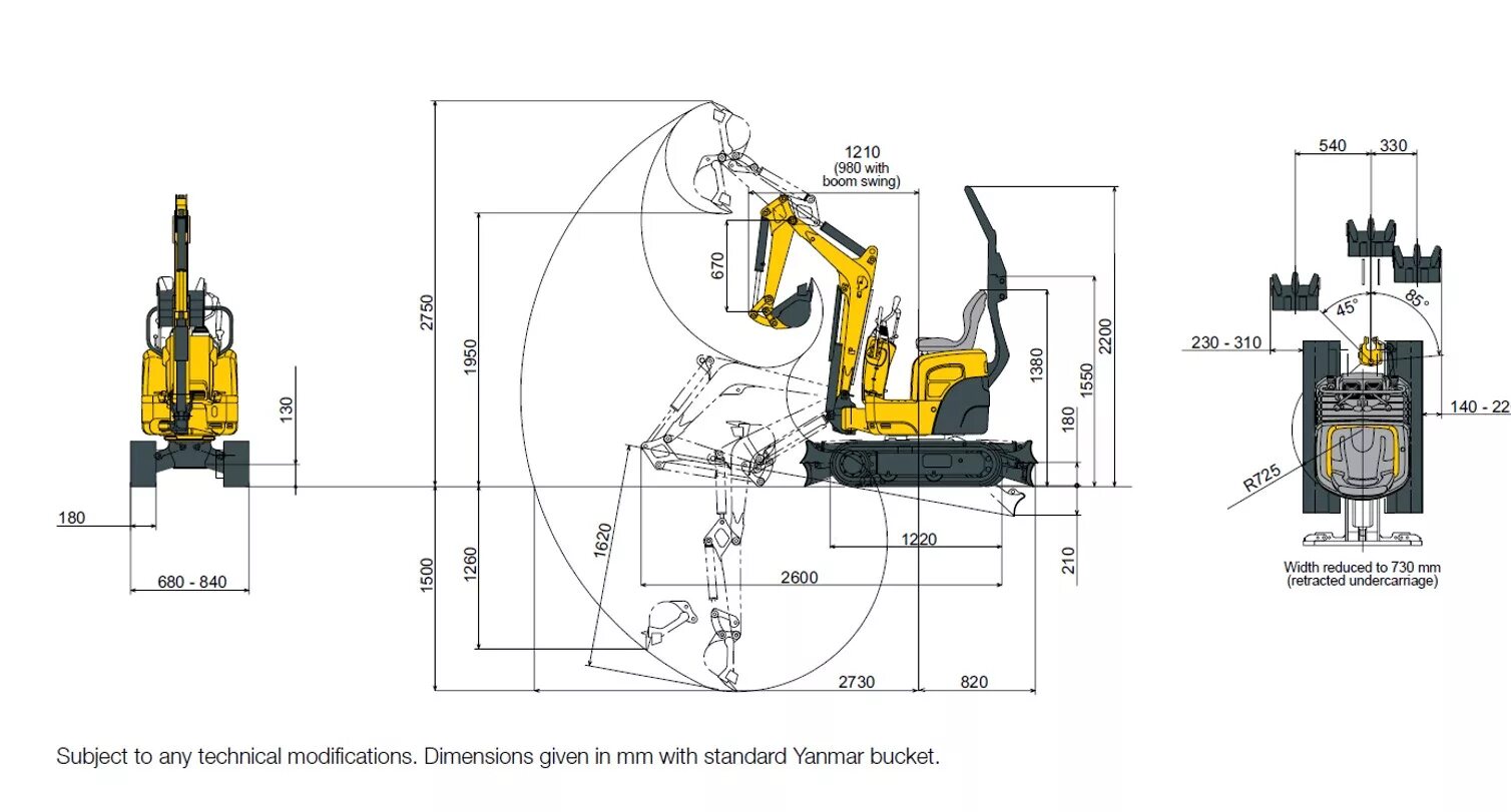 Yanmar характеристики. Экскаватор янмар 75. Yanmar мини экскаватор. Экскаватор jcb 220 js габариты. Минитрактор янмар 45лс.