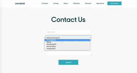 Start contact