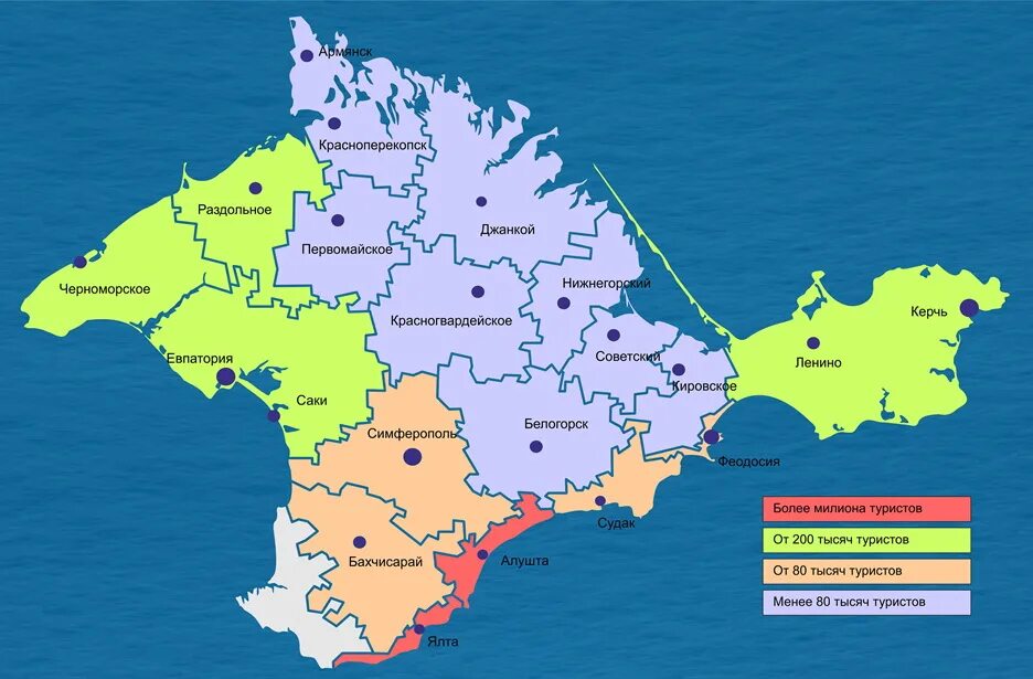 Крымский округ области. Карта административно территориального деления Крыма. Административно-территориальное деление Крыма 2020. Крымский полуостров на административной карте. Контурная карта Крыма с административно территориальным делением.