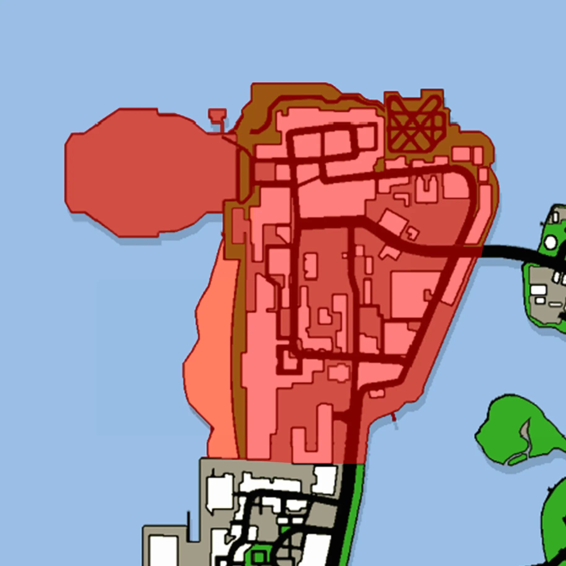 Недвижимость вайс сити. Downtown GTA VC. Vice City карта недвижимости. Деловой район Вайс Сити. Карта Вайс Сити с недвижимостью.