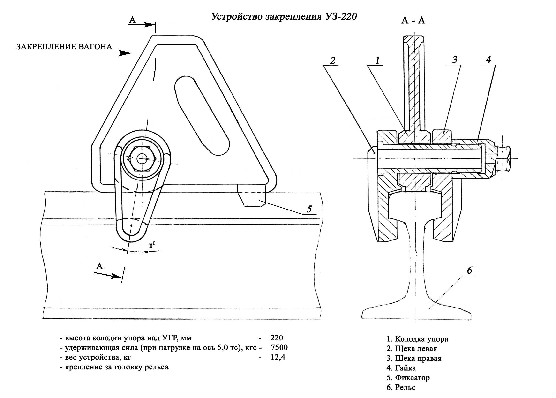 Захват конструкция. Уз 220 упор. Устройство закрепления вагонов уз-220. Упор тормозной стационарный УТС-380. Уз 220 башмак.