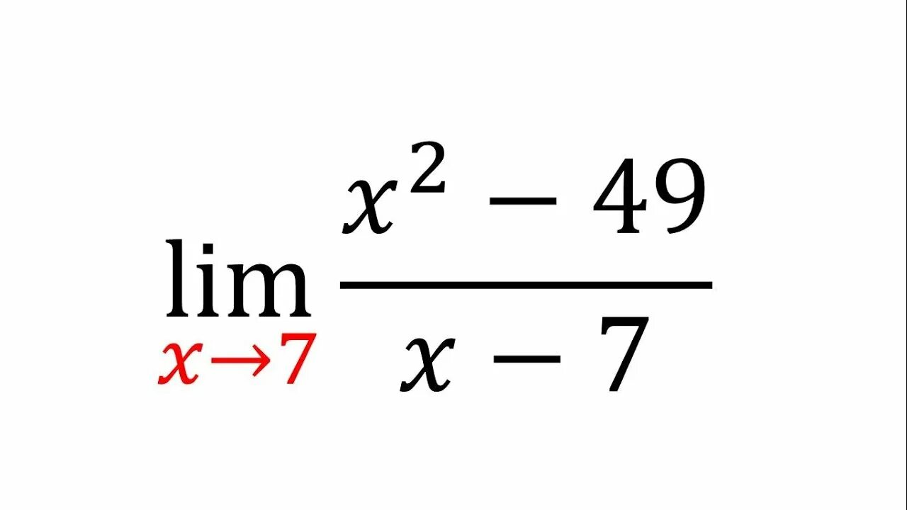 Lim x-7 x2-49/x-7. Lim 49-x 2/x+7. Lim x>7 x^2-49/7x-x^2. Lim 7^x-7x. 7 x 1 49 0