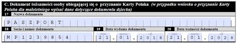 Запись на карту поляка