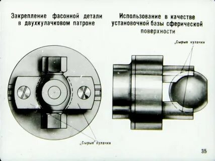 Закрепление детали