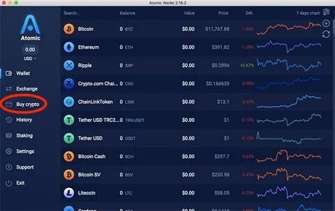 Atomic wallet