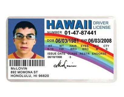 McLovin Водительские права ID Superbad Фильм Реквизит 1 - изображение 