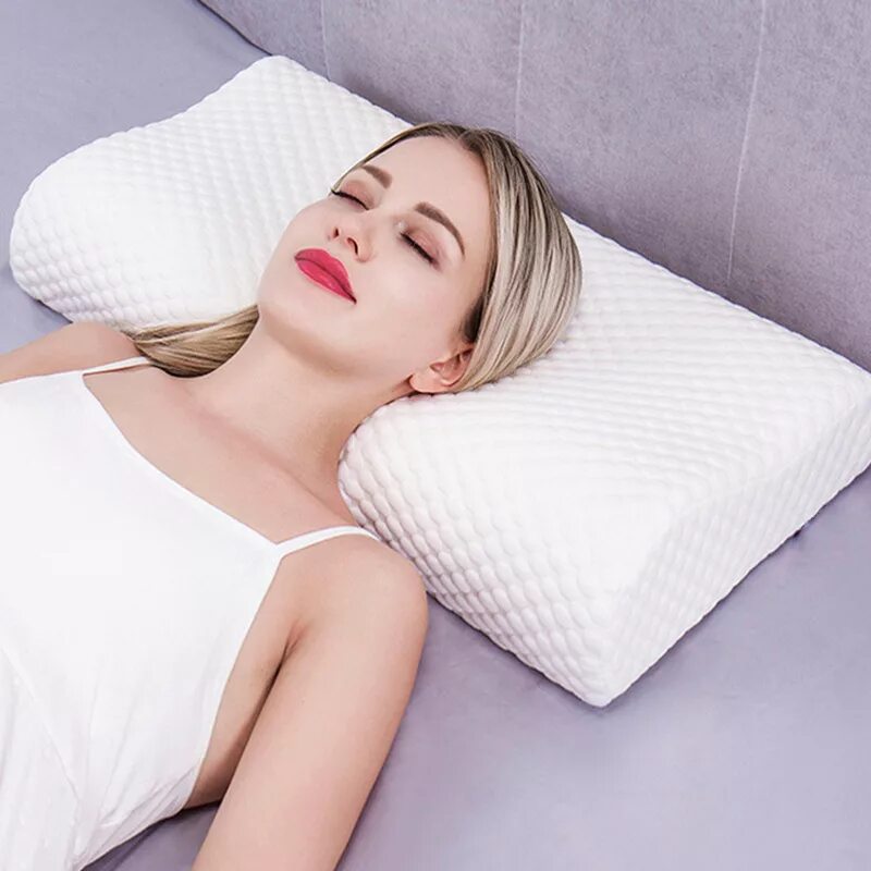 Как спать на ортопедической подушке фото. Ортопедическая подушка. Ортопедическая подушка для сна. Подушка для сна с эффектом памяти. Правильная подушка для сна.