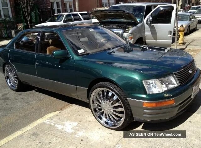 Lexus баку. Lexus ls 400 2. ls400 green. лексус лс 400 1996 год. накладки на двери лексус лс 400 1990 года.