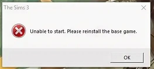 Не запускается симс 3. Симс unable to start. unable to start please reinstall симс 3. unable to start please reinstall. симс 3 пиратка unable to start. please.