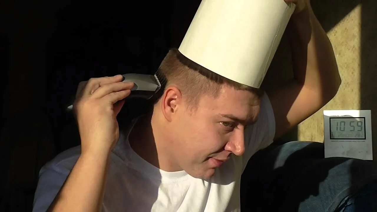 Причёска гаршок на голове