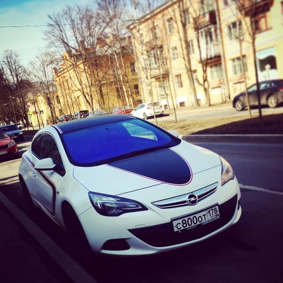 Опель тонированный