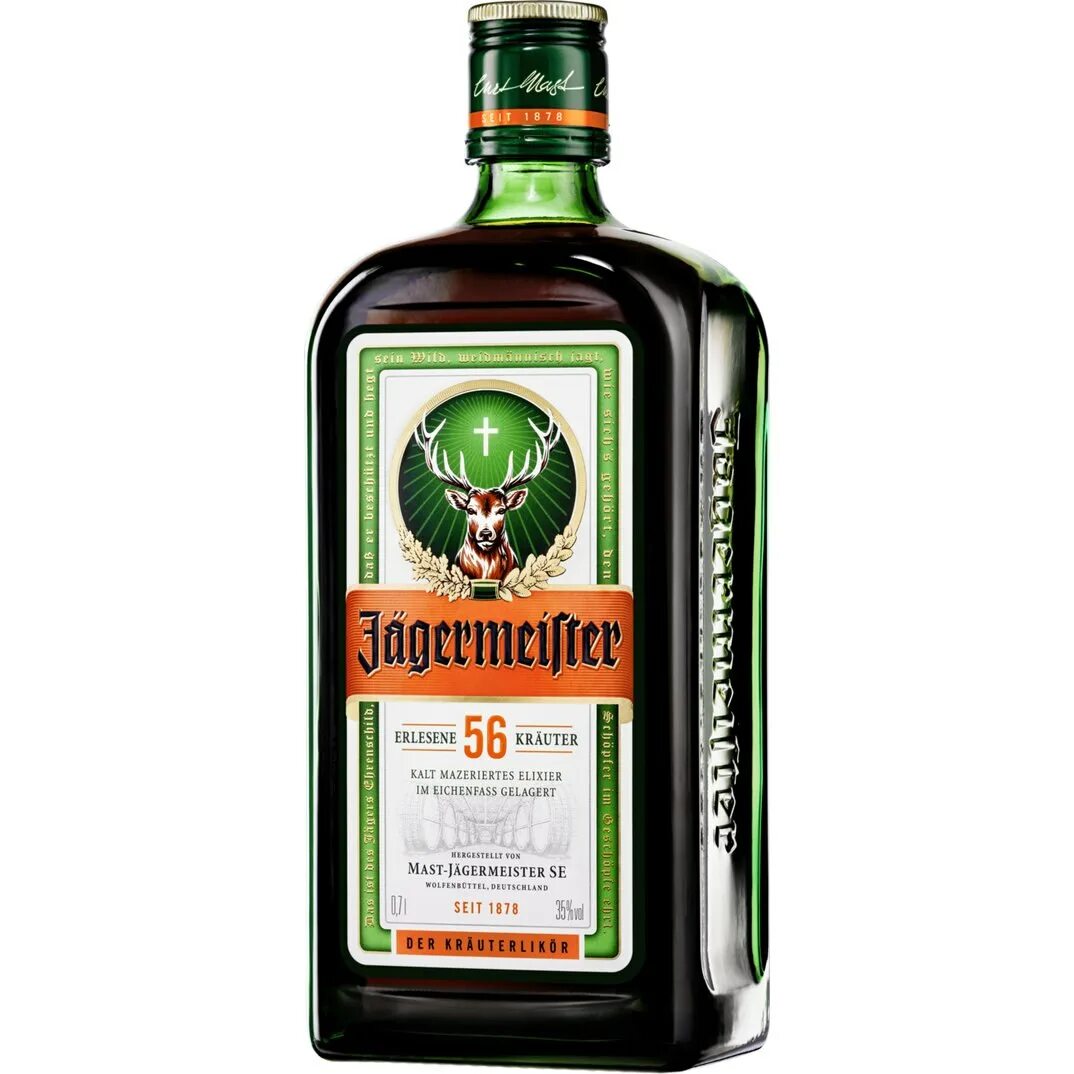 Егерь мастер купить. Ликер Егермейстер, 0.5. Jagermeister 56. Егермейстер 1.5л. Десертный ликер Егермейстер.