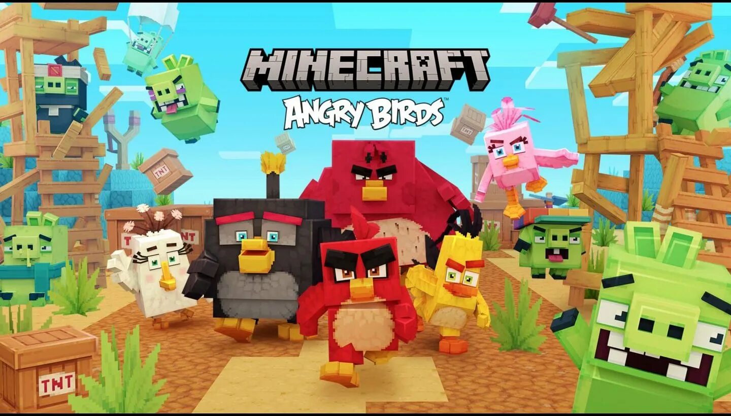 Minecraft birds. Angry Birds Minecraft. Angry Birds Minecraft DLC. Мир майнкрафт. Minecraft Angry Birds Mod.