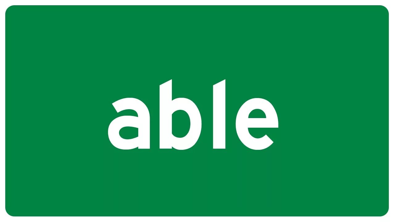 Not able only. To be able to картинка. Able в английском. Able Ассоциация. Able cc логотип.