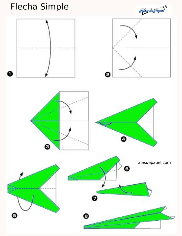 Оригами для детей самолетики