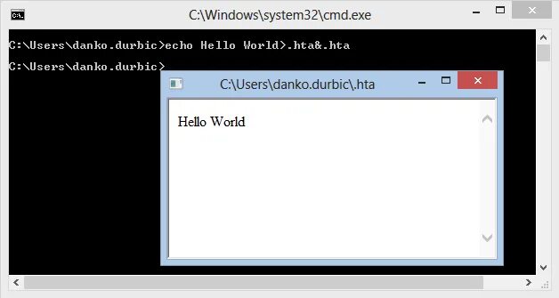 Hello world windows. Print hello world cmd.