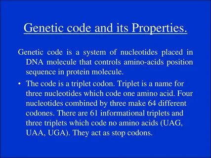 Its properties
