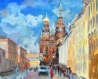 Масло холст петербург