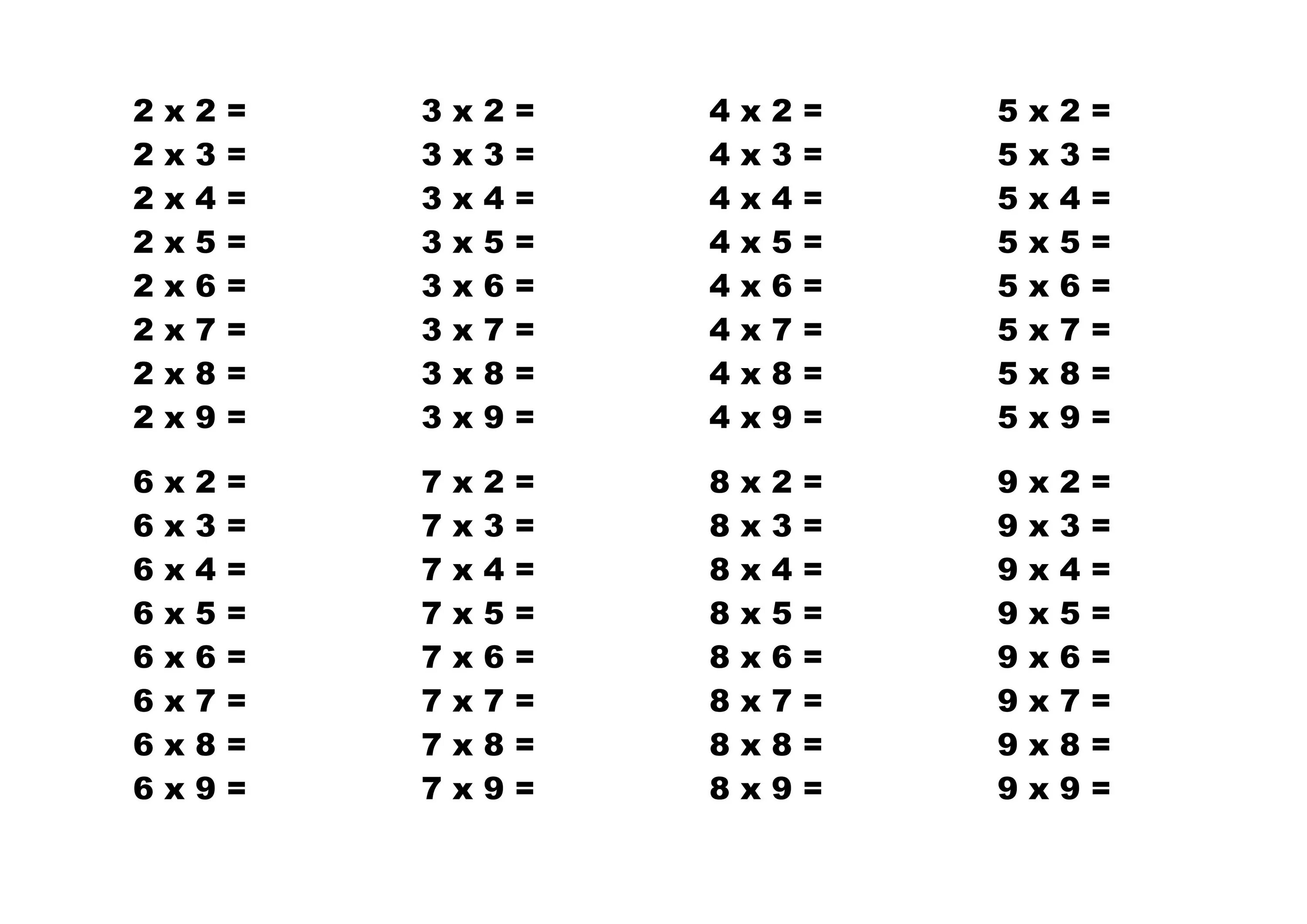 Таблица умножения на 2 3 4 5. Таблица умножения на 2 3 4. Таблица умножения на 2 и 3 без ответов. Таблица умножения на 1 2 3. Таблицу умножение примеры без ответов