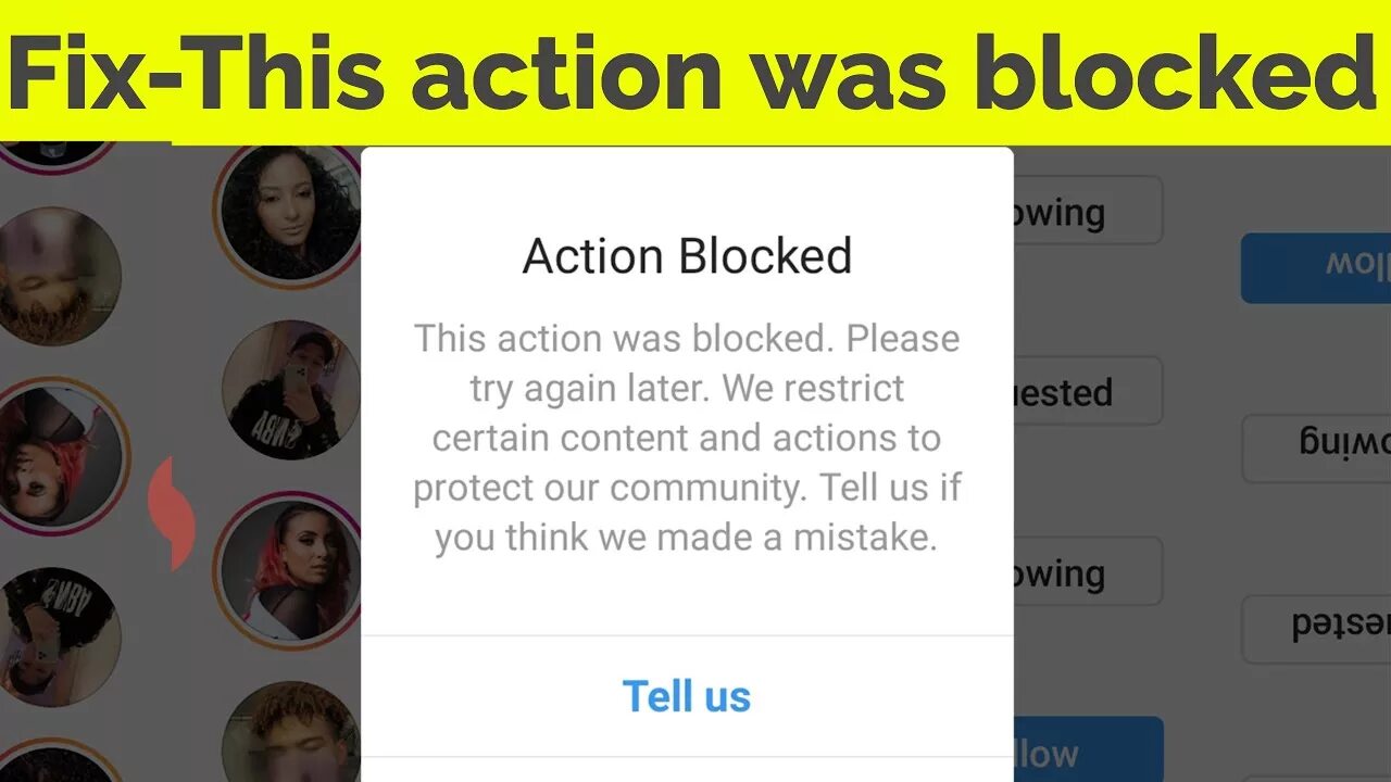 Restrict certain. We restrict certain activity to protect. please block me.