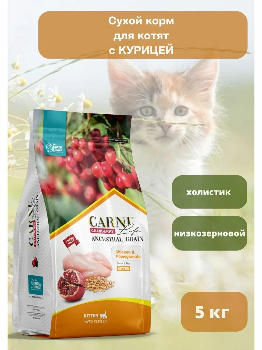 Корм для кошек life cat. Carni Life корм для кошек. Холистик для котят сухой. Турецкий корм для кошек сухой. Сухой турецкий корм Carni.