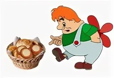 Малыш съедает 2 плюшки