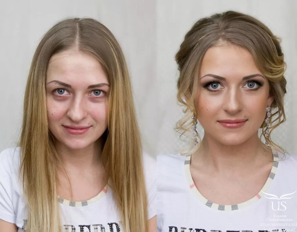 Преображение больших девочек. Макияж до и после. Девушки до и после макияжа. Макияж и прическа до и после. Стрижка прическа макияж до и после.