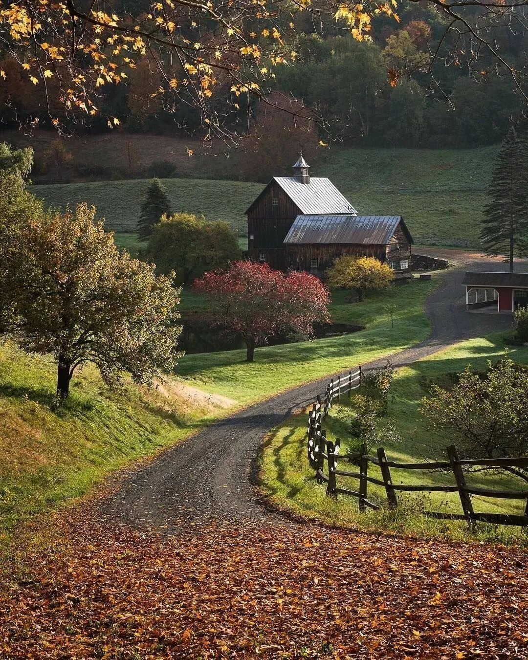 Countryside life 18. Пейзаж с домом. Пейзаж с домиком. Красивый пейзаж с домом. Природа и архитектура.