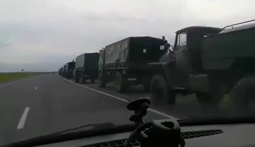 Военные перекрывают дороги. Ситуация на дорогах по Чуйскому тракту 08.01.23.