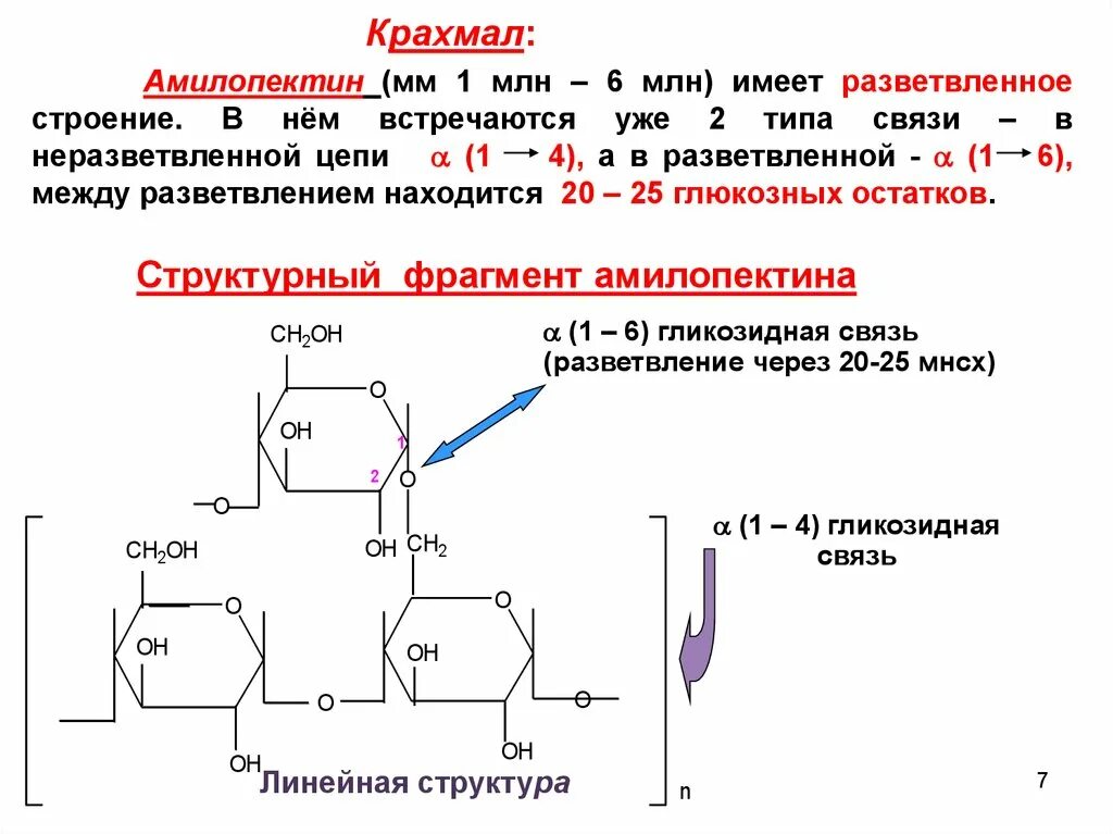 1 1 гликозидной связью. Классификация биополимеров. Амилопектин крахмала. Гликозидная связь. Бета 1 4 гликозидная связь.