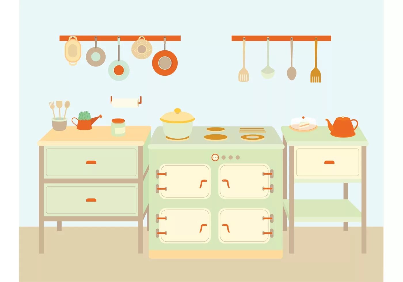 Кухня рисунок. Фон кухни мультяшный. Кухня векторная графика. Кухня иллюстрация. Мультяшная кухня.
