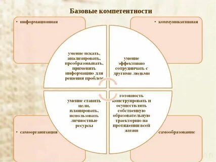 Базовые компетенции в образовании