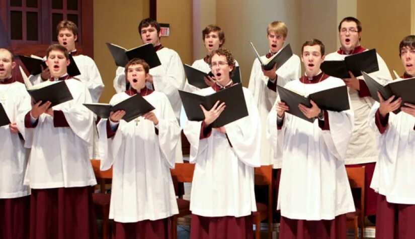 Средневековый хор. Католический хор. Католический хор мальчиков. Хор средневековье.