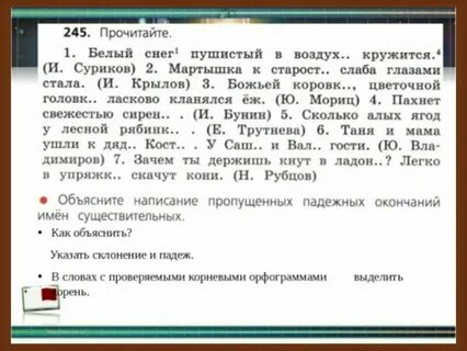 Диктант окончания прилагательных 4