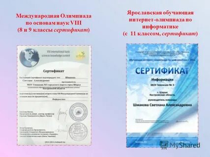 Олимпиады по базам данных