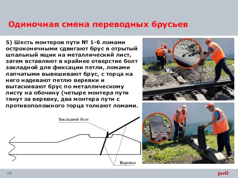 Что нужно предварительно сделать при одиночной смене. Переводные брусья ЖД. Смена брусьев. Одиночная смена переводных флюгарочных брусьев. Инструмент монтера пути.