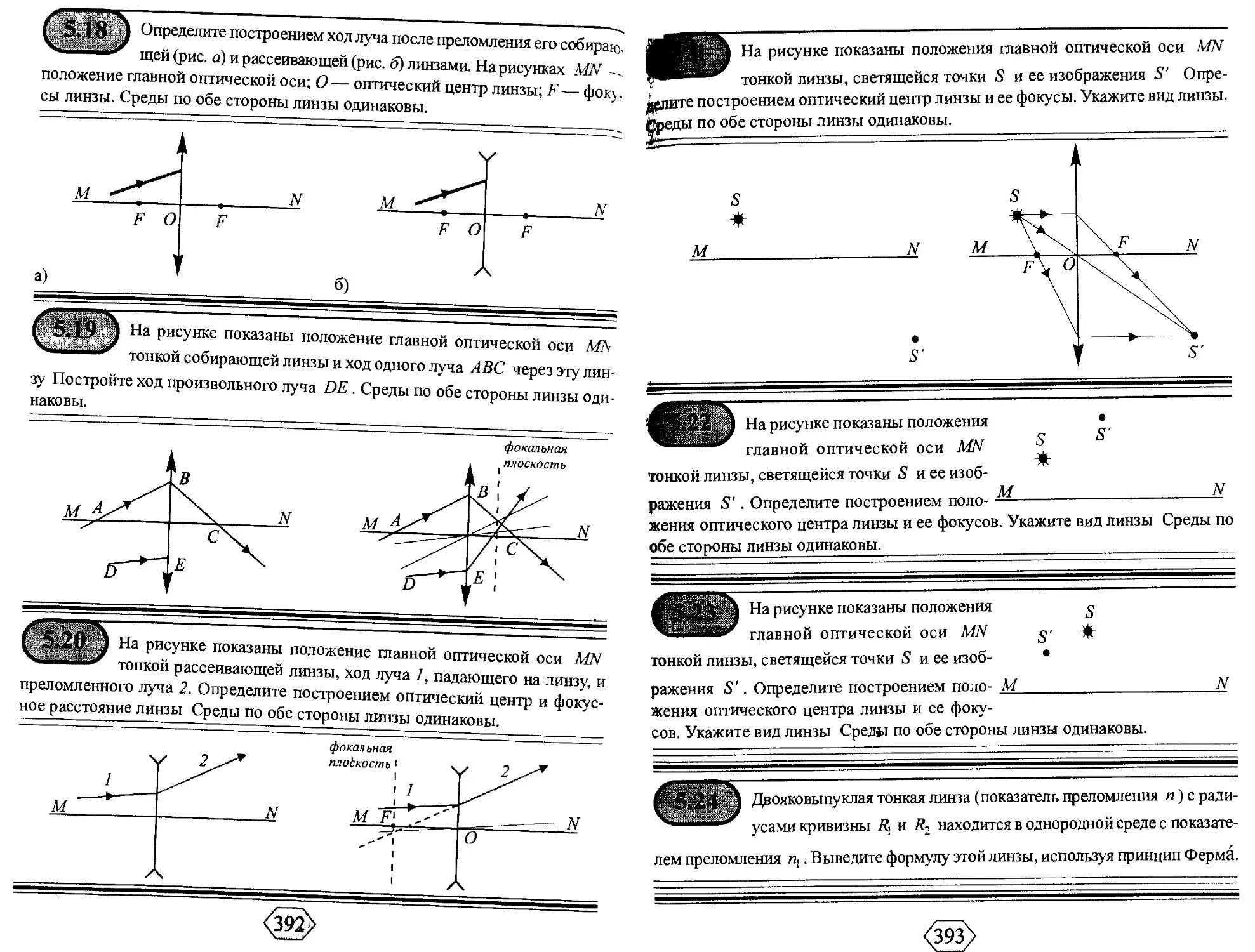 Определите построением положение фокусов линзы. Построение луча оптическая ось. Найдите построением положение и фокусы линзы. Определить положение главного фокуса линзы. Найти оптический центр линзы и фокус