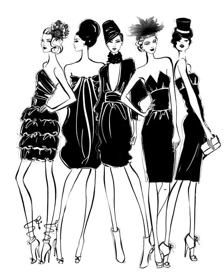 Megan Hess. Megan Hess иллюстратор. Моды...Megan Hess Fashion Illustrator. Эскизы Коко Шанель