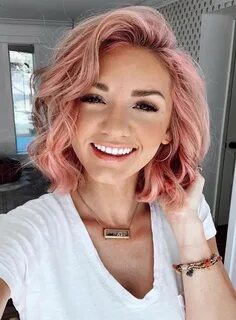 Short pink hair