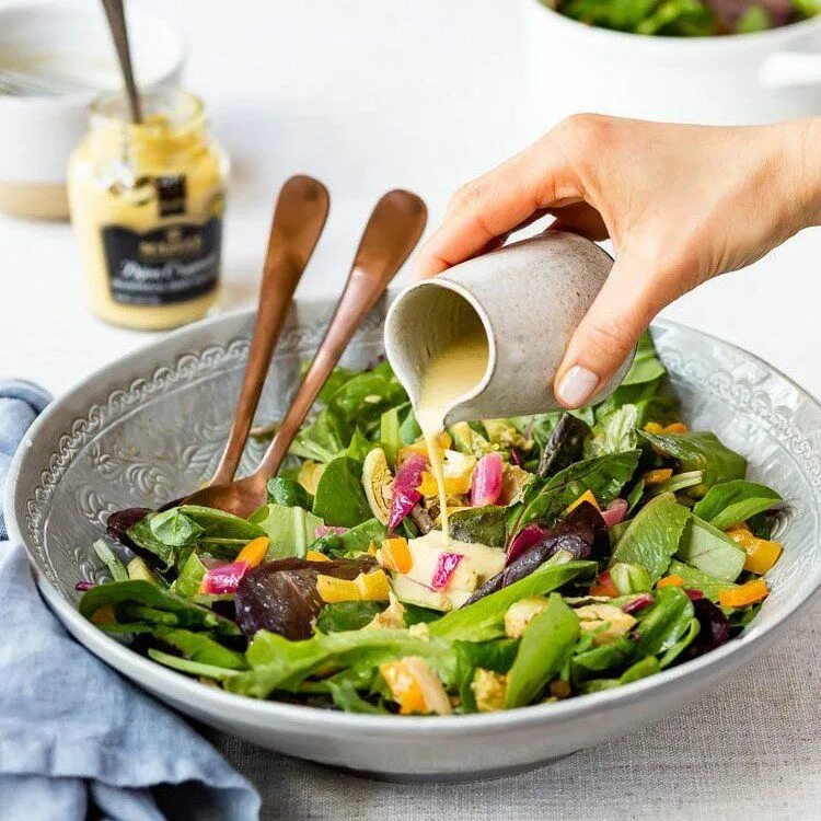 When i cook salads i use