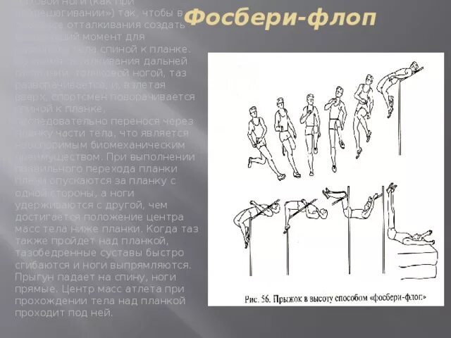 Фосбери флоп в легкой атлетике это. Фосбери флоп в легкой атлетике это