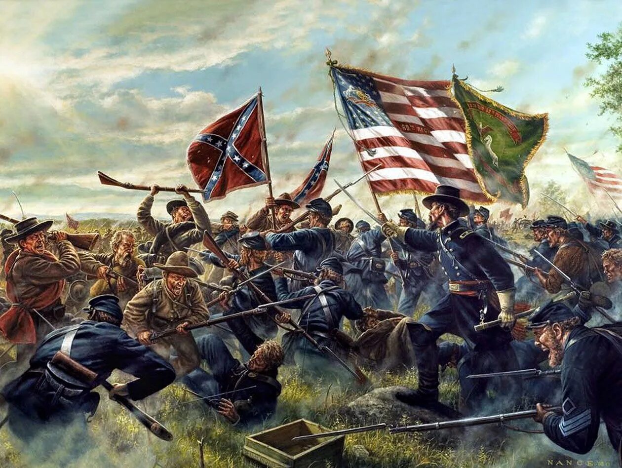 Битва при Геттисберге 1863.