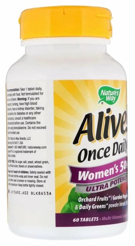 Витамины nature's way Alive для женщин. Alive! Once Daily мультивитамины таб. №60. Аливе Вумен. Витаминный комплекс Power Vits women. Once daily