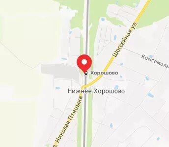 Нижнее хорошово электрички
