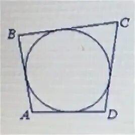 Четырехугольник abcd описан около